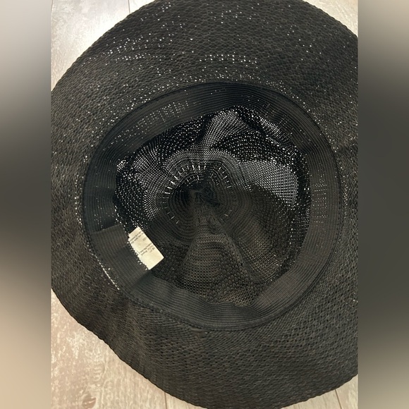 Summer Bucket Hat Women’s Beach Hat By Peninsolar Black One Size EUC - Picture 3 of 4